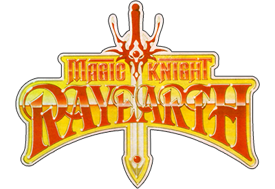 Magic Knight Rayearth title screen for Sega Saturn